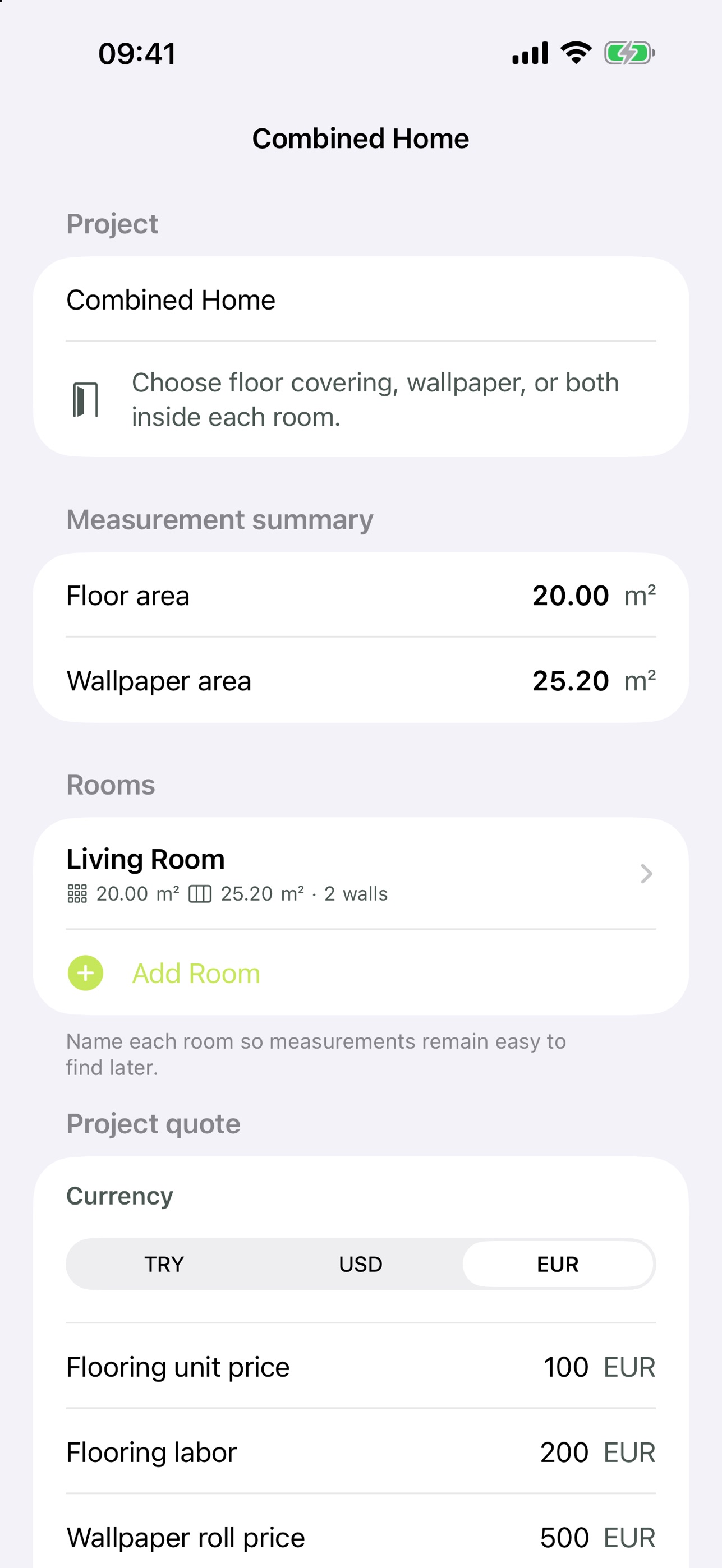 Screenshot 1 of LayMetric: Room Measure