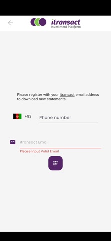 Itransact screenshot