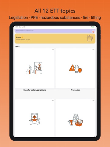 VCA Exam Prep English Test iPad screenshot