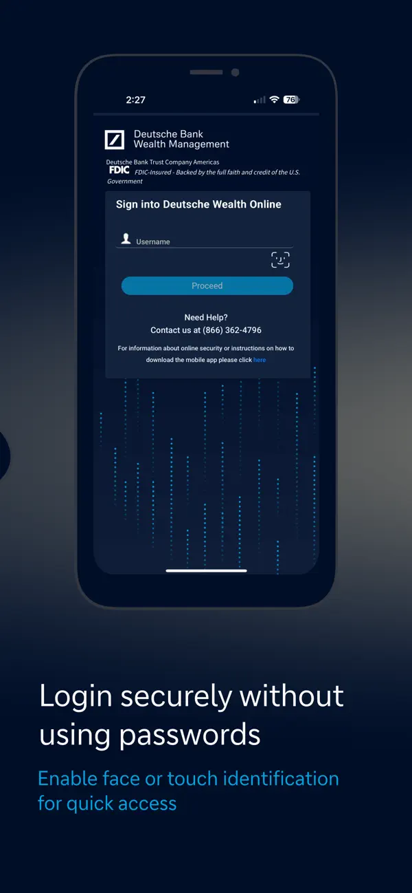 Screenshot #2 pour Deutsche Wealth Online US