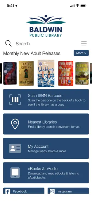 Baldwin Public Library screenshot 1