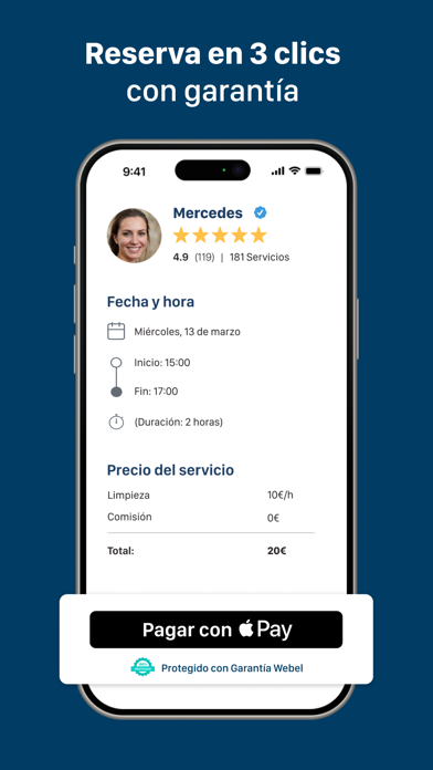 Webel - Servicios a domicilio Screenshot
