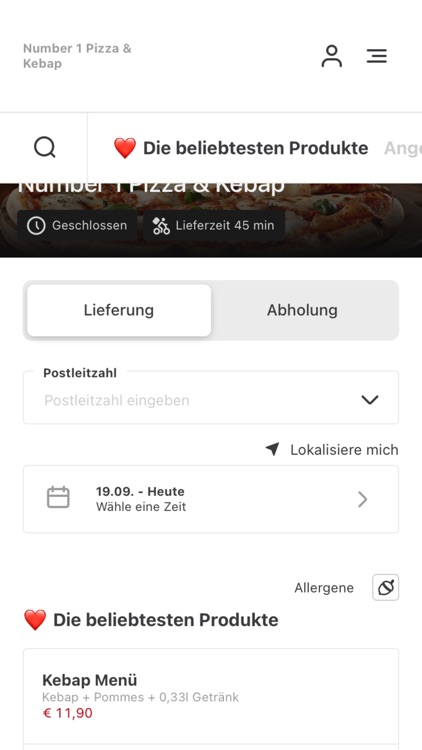 Number 1 Pizza & Kebap