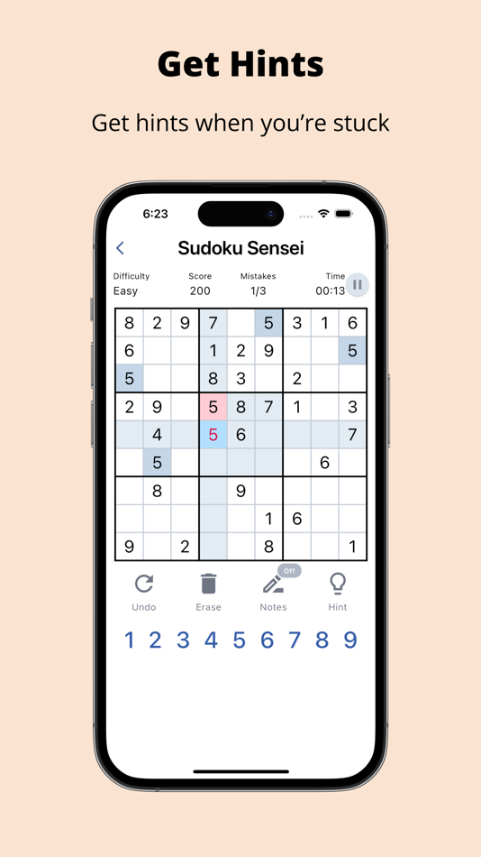 #2. Sudoku Sensei - Logic Puzzle (iOS) بواسطة: N V P Siva Priyatam