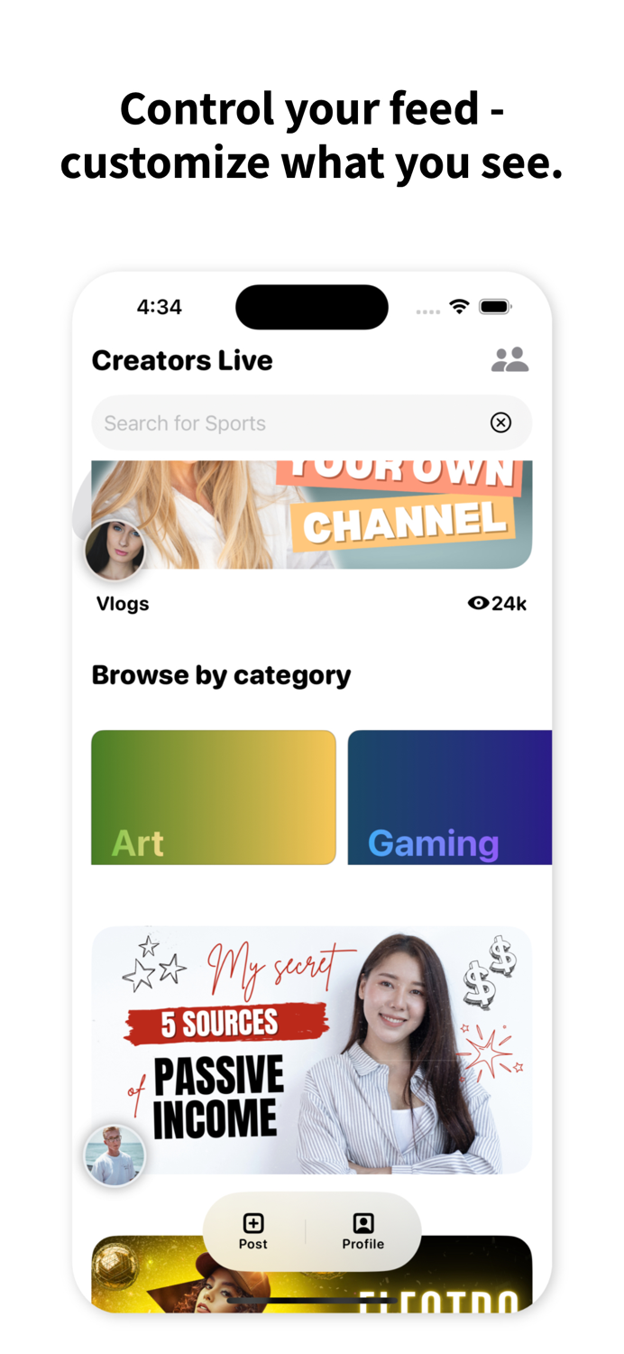Creators Live Watch and Listen