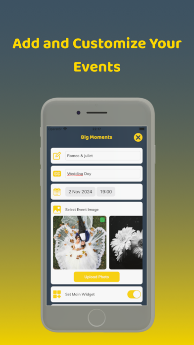Countdown - Big Moments Widget Screenshot