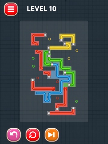 Line Pipe Flow Puzzle Games