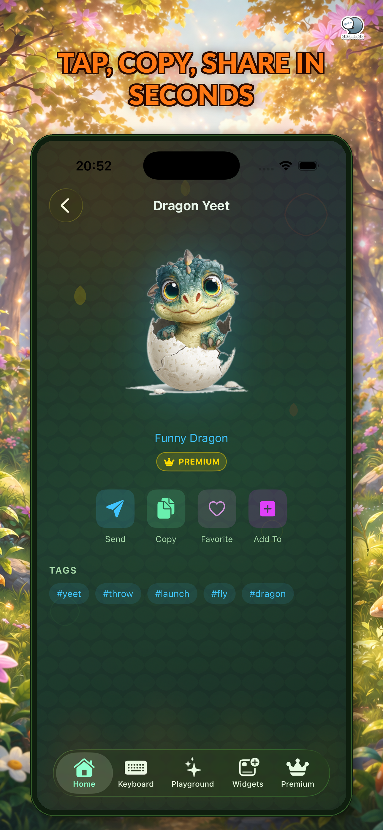 Dragon Emoji Stickers by CS screenshot 4