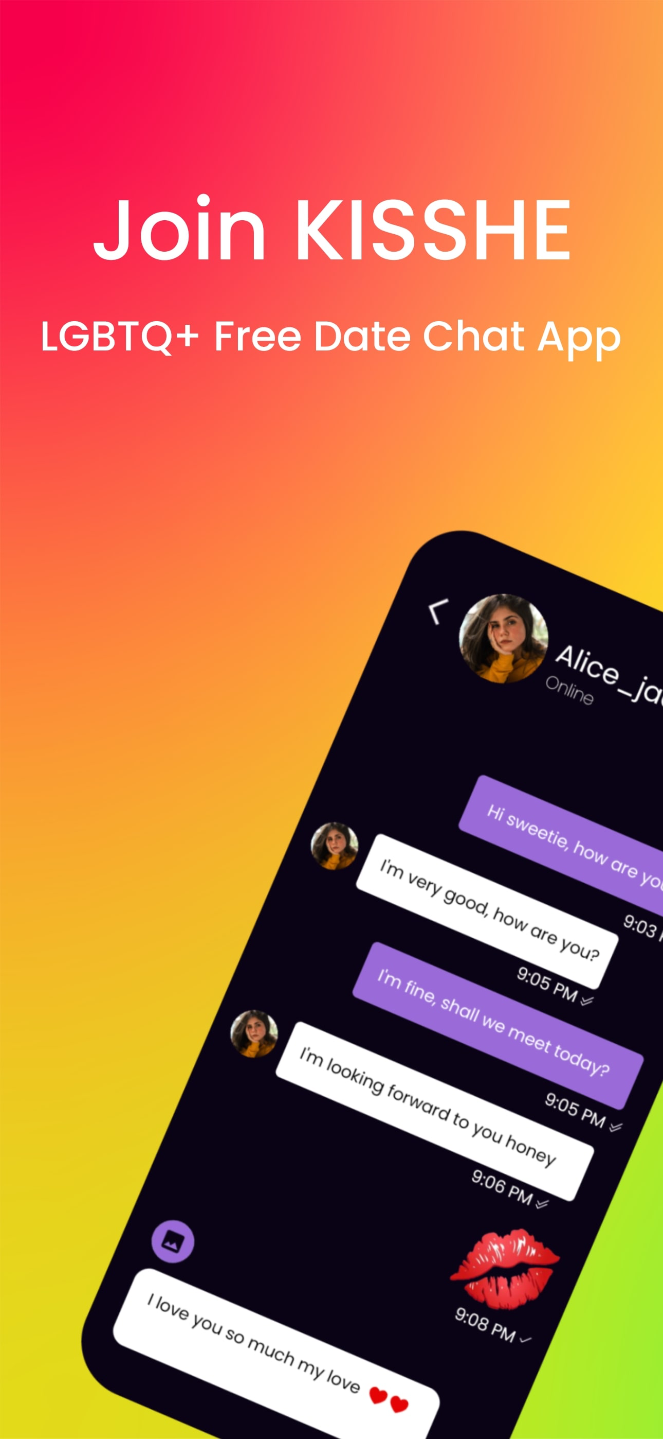 Kisshe - LGBT Dating & Chat
