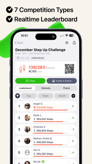 Strive Step Fitness Challenges Screenshot