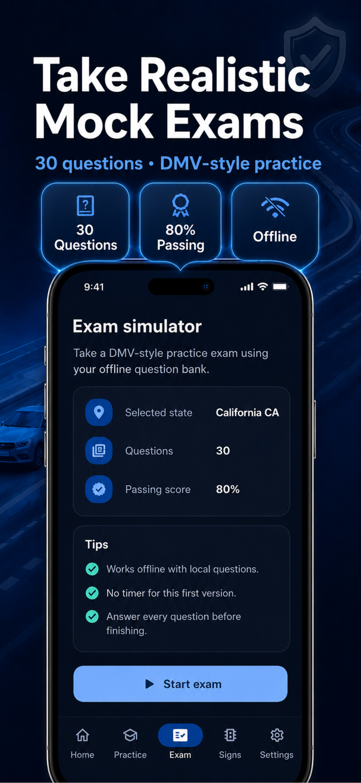 USA Driving Test Prep screenshot 3