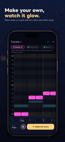 Starlit Score: Sheet Music iPhone screenshot