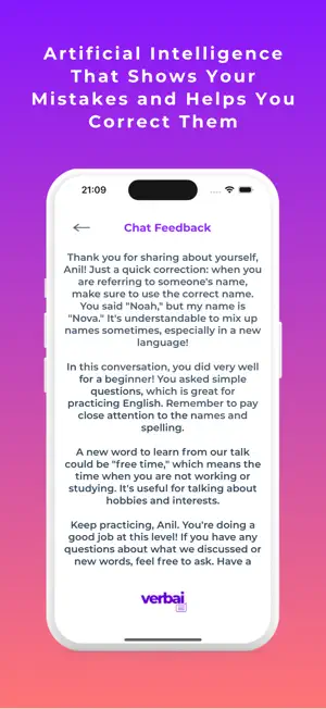 VerbAI Learn Language with AI screenshot 4