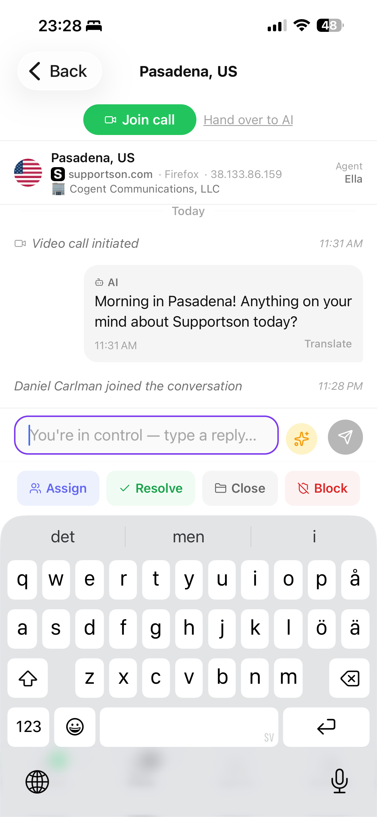 Supportson screenshot 7