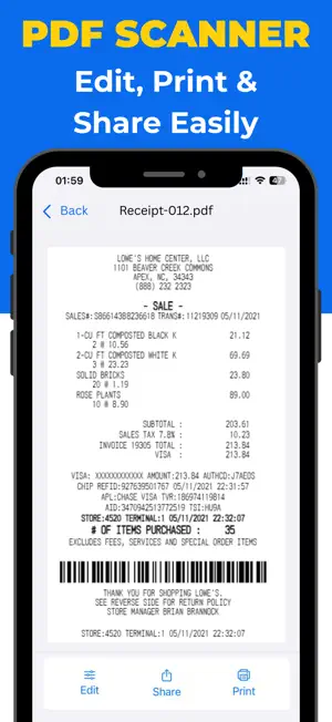 PDF Scanner: Scan to PDF, OCR screenshot 2
