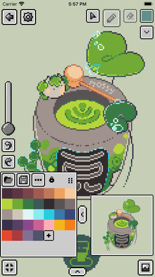 #7. Pixquare - Pixel Art Studio (iOS) Podle: Son Nguyen