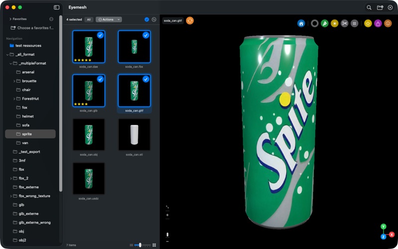 Eyemesh screenshot 2