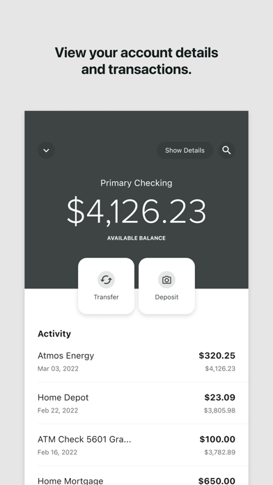 Emblem CU Mobile iPhone screenshot 3 - Finance app