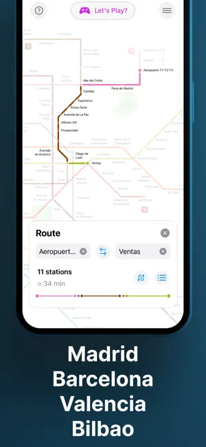 Metro Spain: Offline City Map screenshot 2