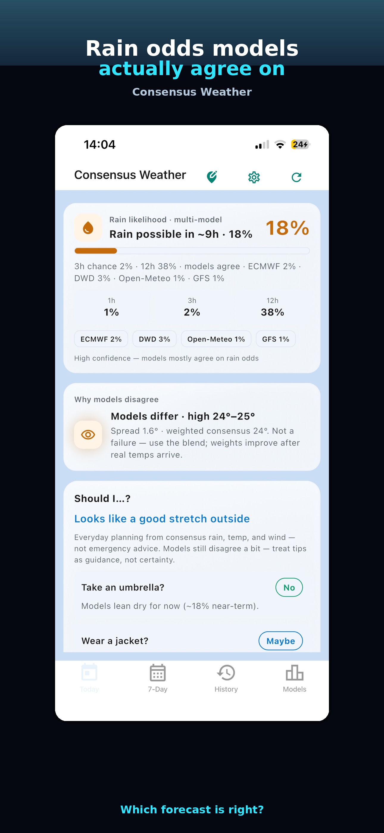 Screenshot 2 of Consensus Weather