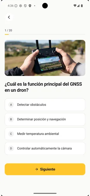 Test piloto dron A1/A3 A2 STS screenshot 3
