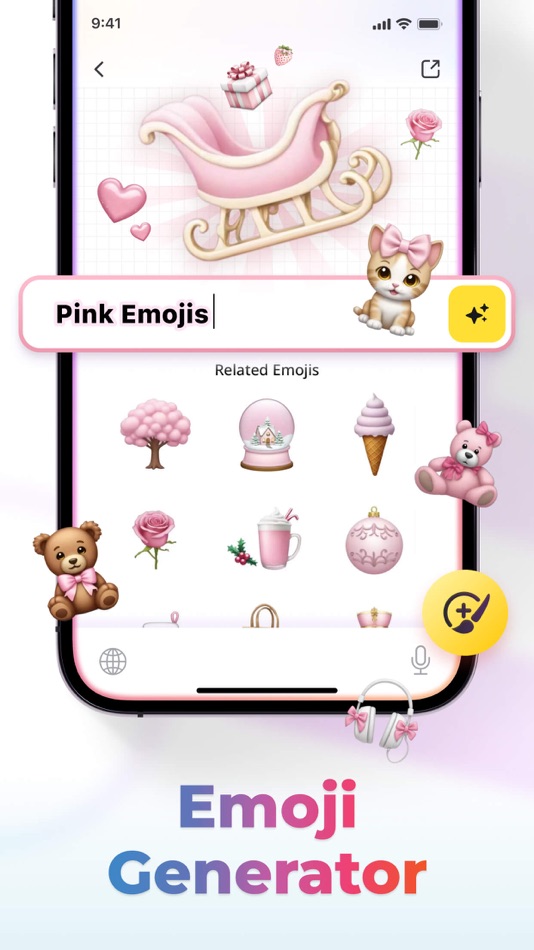 #9. Facemoji AI Emoji Keyboard (iOS) بواسطة: EKATOX SINGAPORE PRIVATE LIMITED