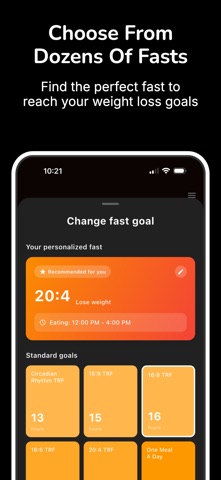 Fasting Tracker: screenshot