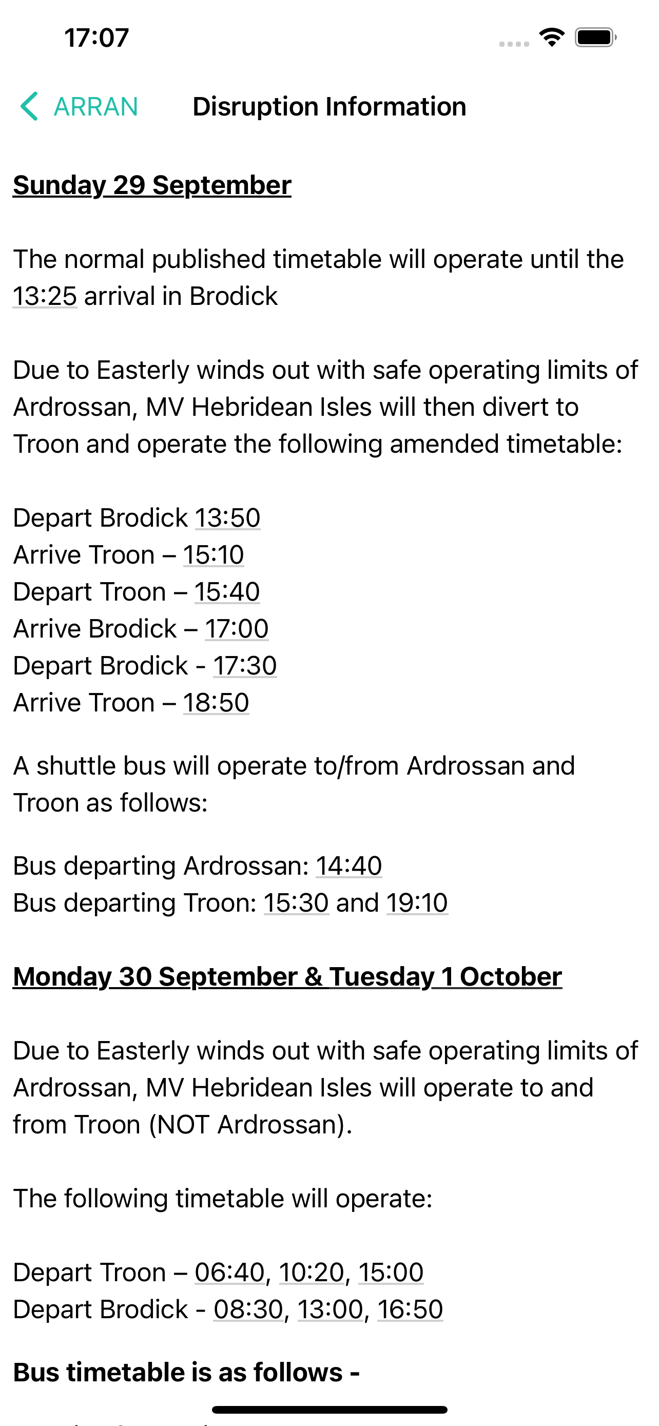 Scottish Ferries