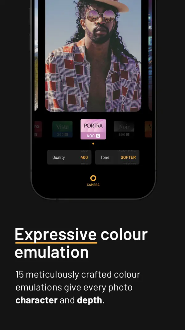 mood.camera iPhone App Screenshot 2 – Foto & Video