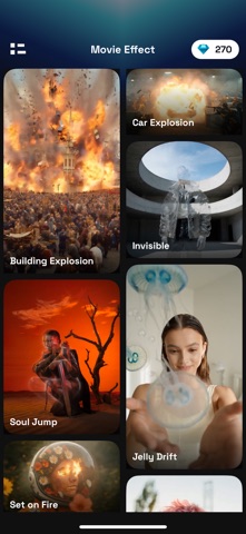 Movie Effects - AI VFX Visual iPhone screenshot