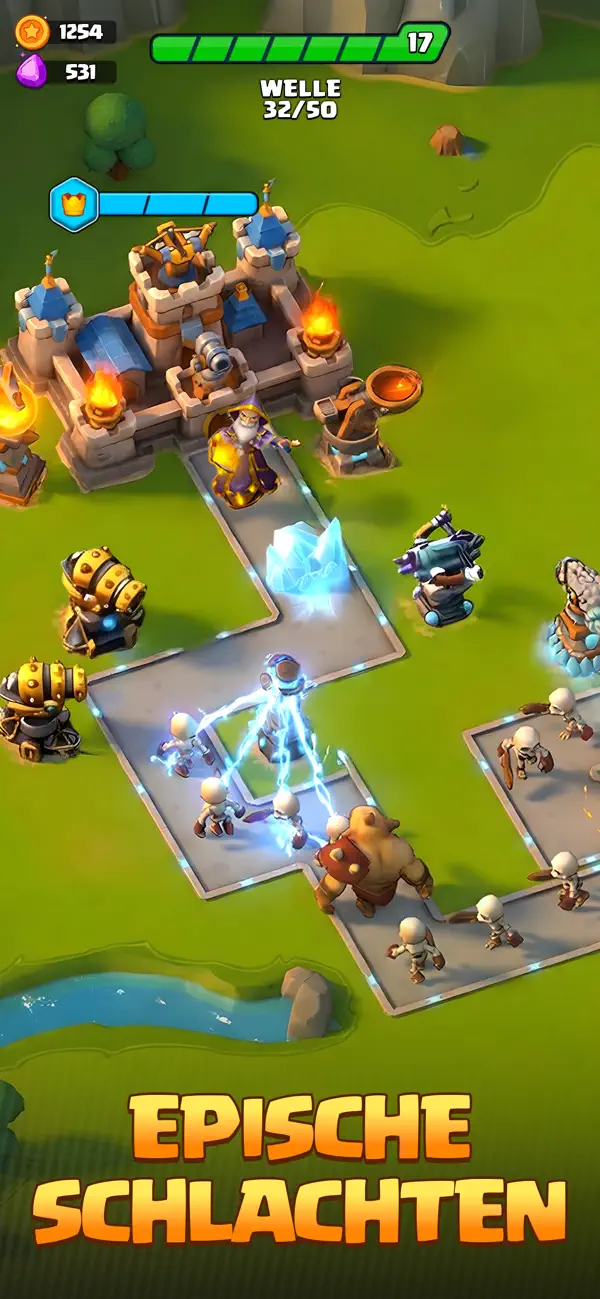 Arcane Arena: Tower Defense TD iOS Mod IPA screenshot 2 - iOS game interface