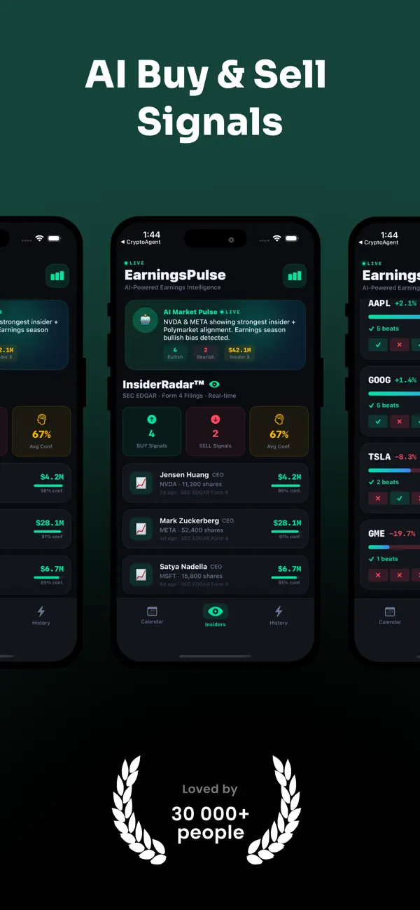 Screenshot #2 pour EarningsPulse: AI Signals