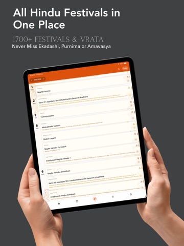 Vedic Calendar Tithi & Muhurat iPad screenshot