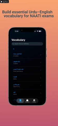 NAATI Vocab screenshot