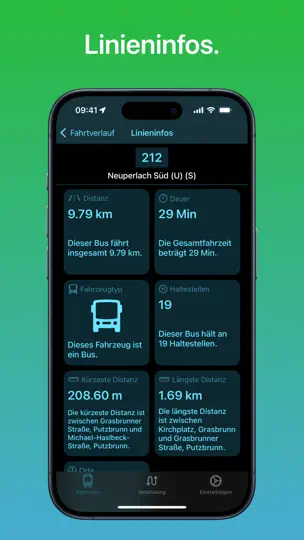 Screenshot von Bahnfinder auf dem iPhone 4