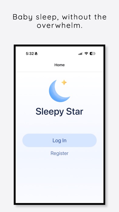 Sleepy Star Sleep Tracker app screenshot
