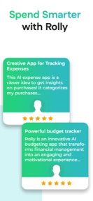 Rolly: AI Money Budget Planner screenshot