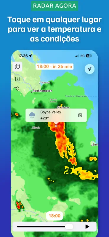 Radar Now: Mapa Chuva e Neve screenshot 5 of 6