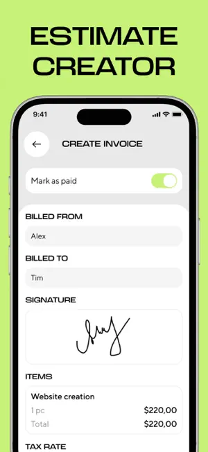 Invoice app: Bill Generator screenshot 2