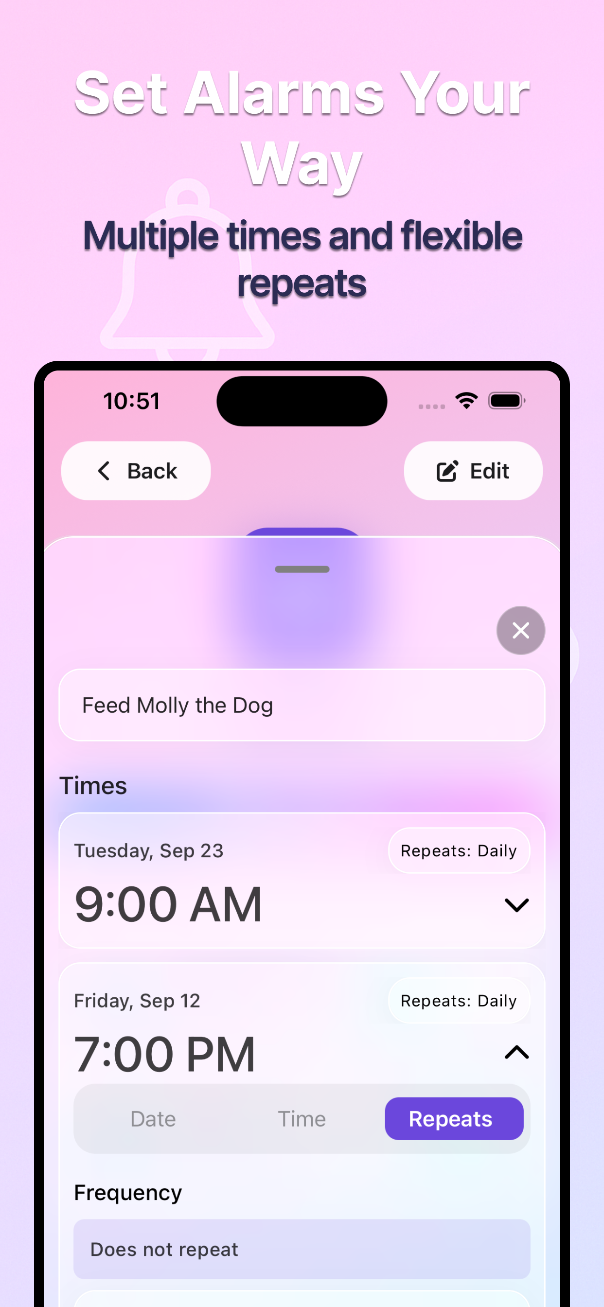 ZeroMiss: Smart Alarms