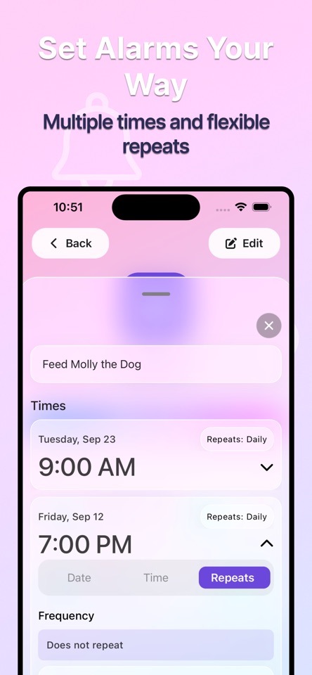 ZeroMiss: Smart Alarms screenshot 6