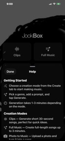 JookBox - AI Music Creator screenshot