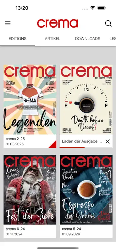 crema Magazin screenshot 1 of 4