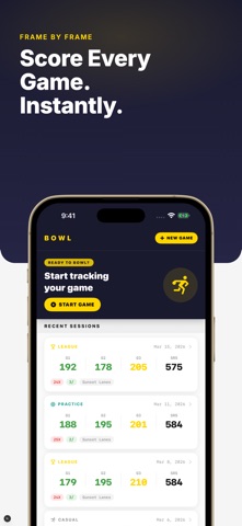 Bowling Score Tracker - Lane Screenshot 2 of 5