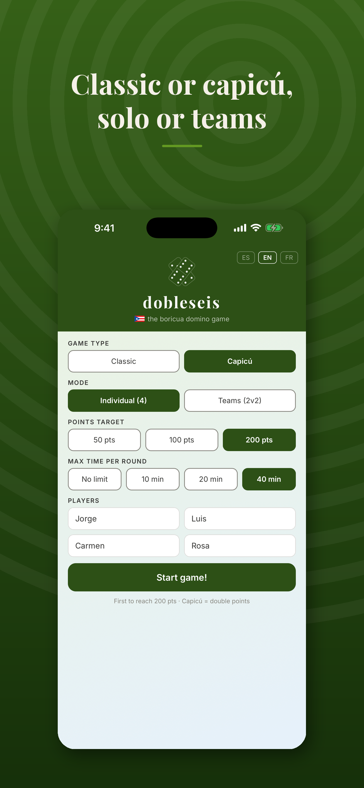 dobleseis — Marcador Dominó screenshot 3