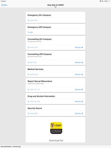 UNSW Uni-Verse: Official iPad screenshot 7