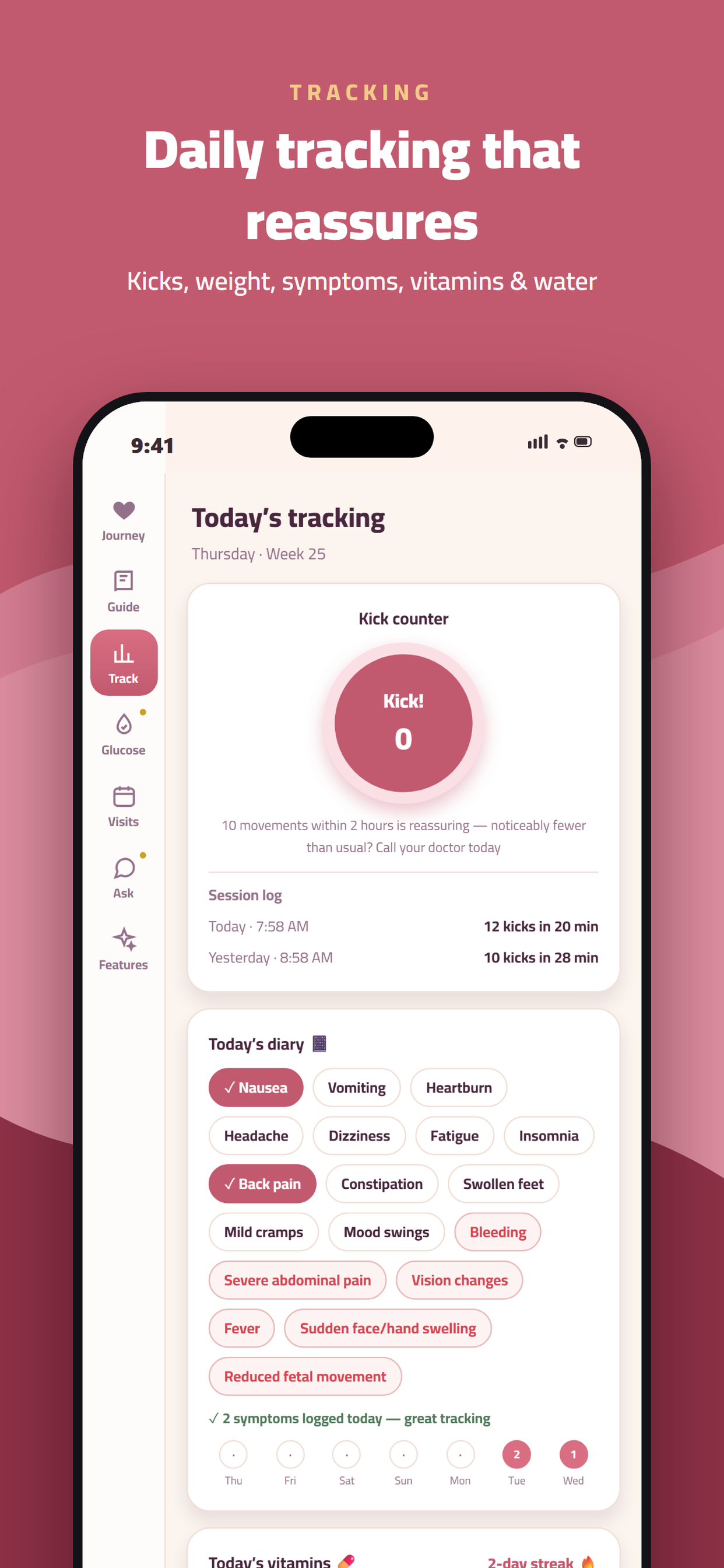 Janeen - Pregnancy Tracker screenshot 4