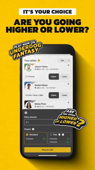 screenshot of Underdog Fantasy Sports 1