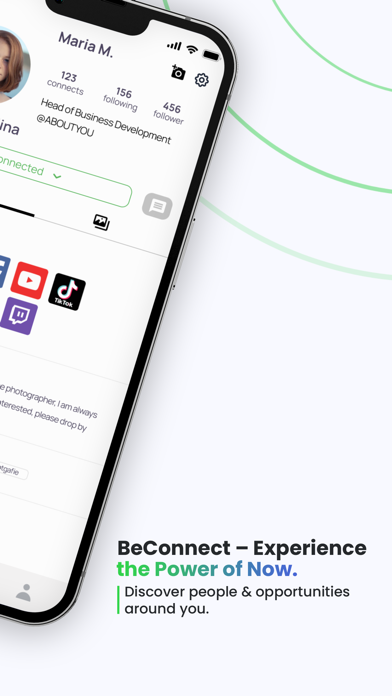 BeConnect iPhone screenshot 4 - Social Networking app
