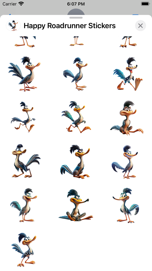 #3. Happy Roadrunner Stickers (iOS) 由: Paul Scott